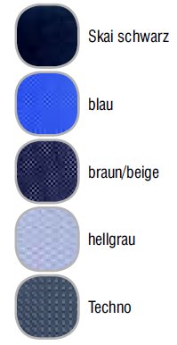 Farbpalette ErgoPlus 3000